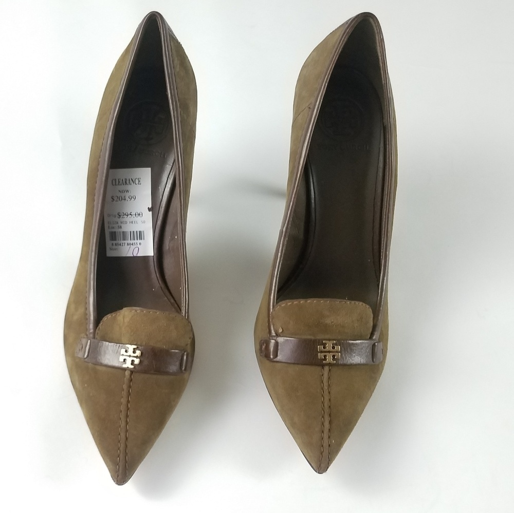 Tory Burch Size 10 Eliza Mid Heels New With Tags